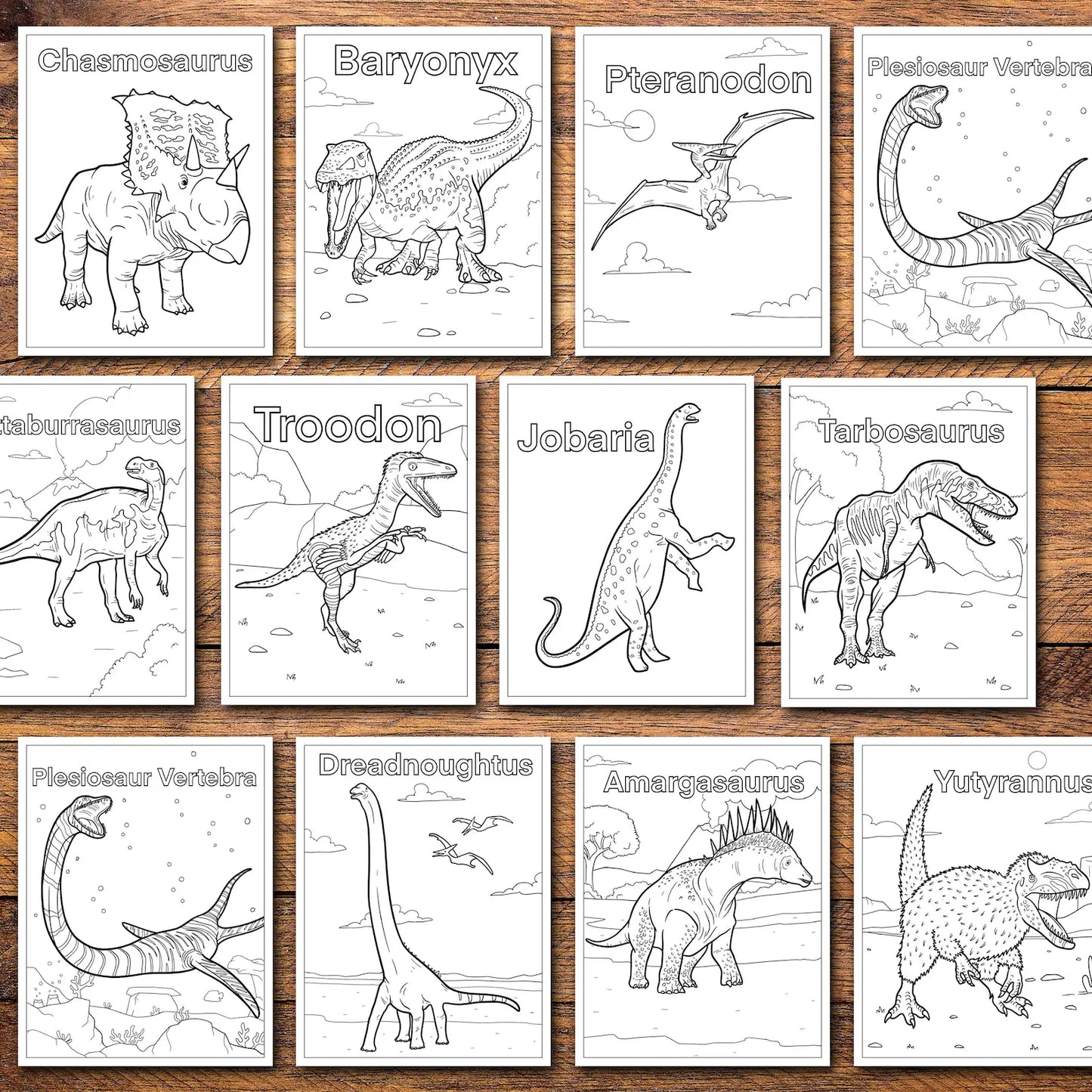 300+ Dinosaur Coloring Pages | Kids Printable Coloring Book PDF | Toddler Activity Book | Preschool Busy Book | Dinosaur Coloring Printables