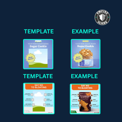 1000 Meta Ad Templates Canva Bundle: Facebook, Instagram, Shopify