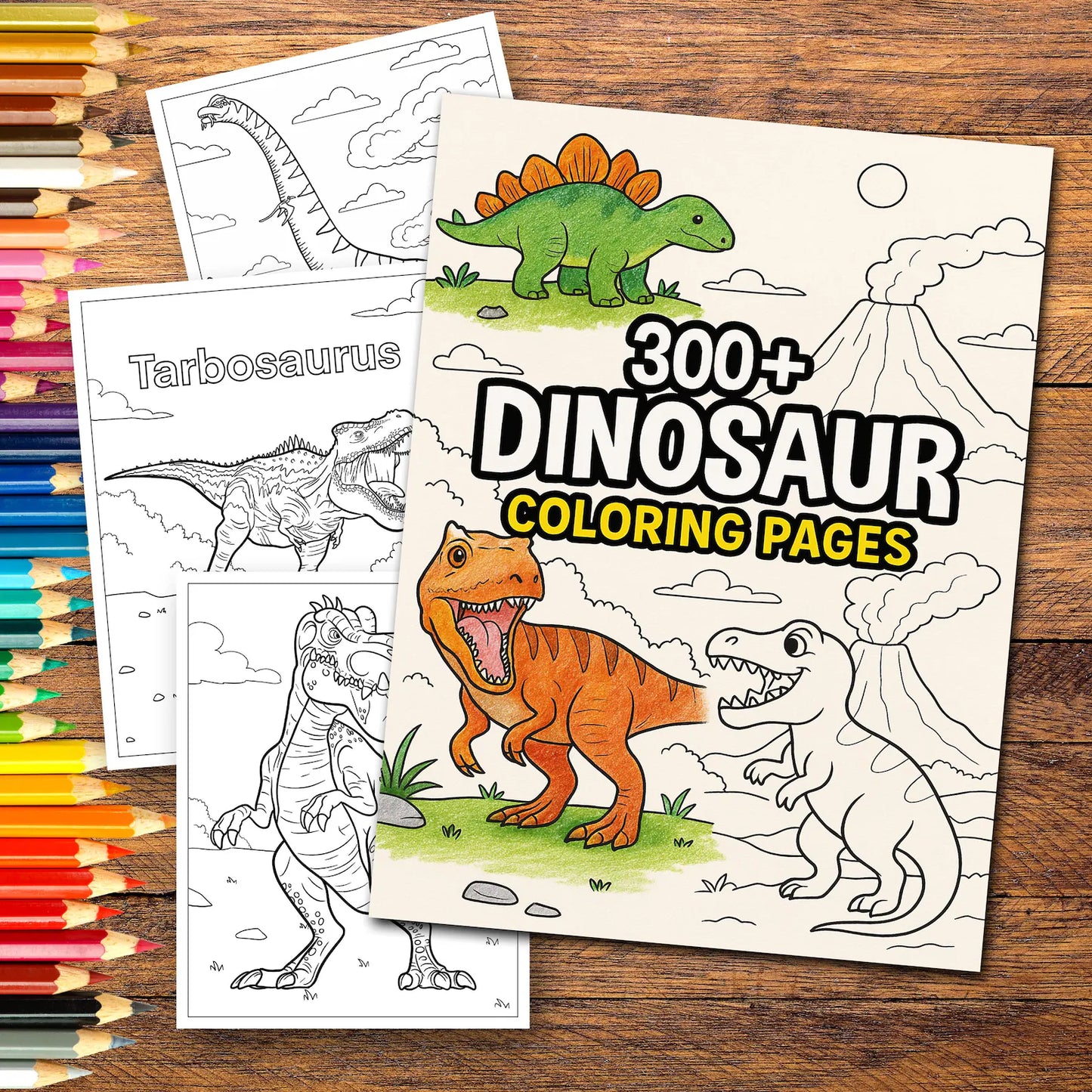 300+ Dinosaur Coloring Pages | Kids Printable Coloring Book PDF | Toddler Activity Book | Preschool Busy Book | Dinosaur Coloring Printables